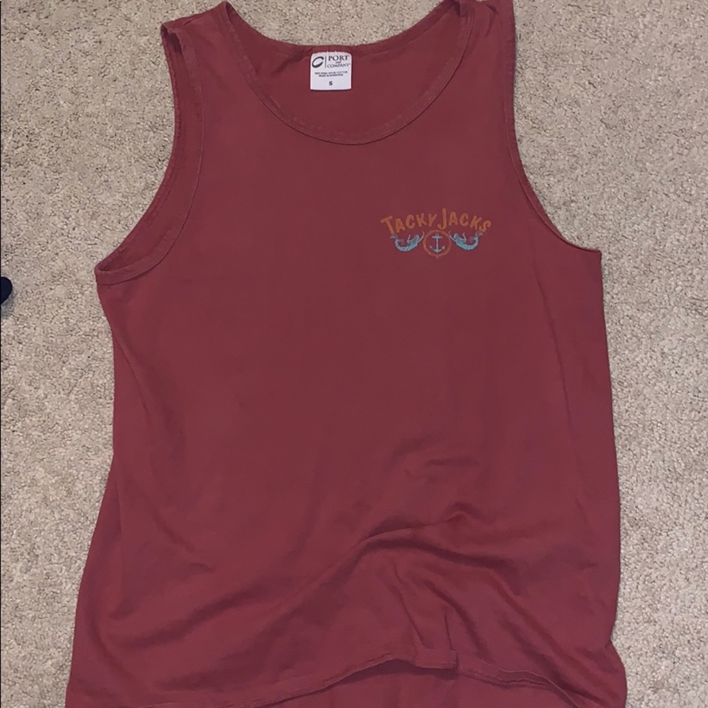 Burgundy tank top
